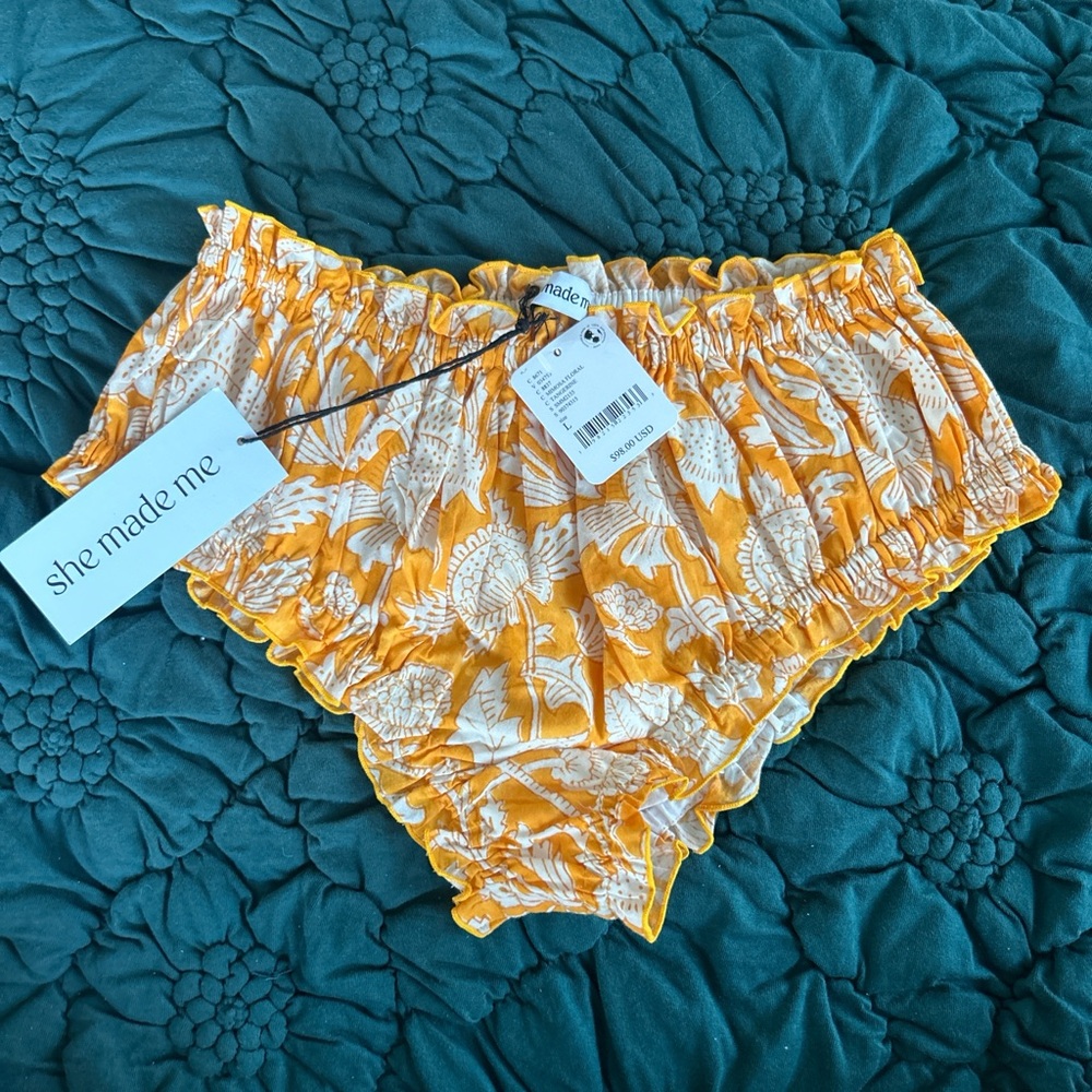 Free People She Made Me Women’s Floral Swim Bottoms - Yellow